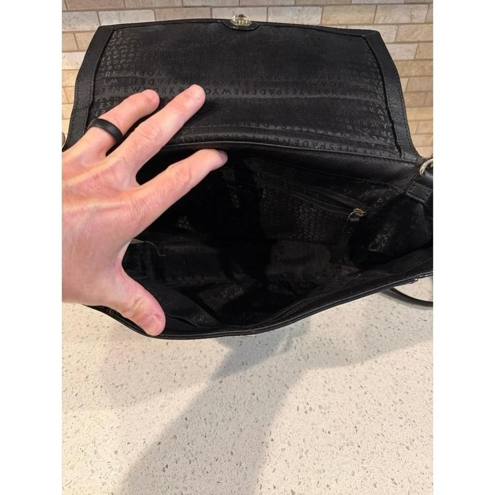 Kate Spade Lilah‎ Crossbody Satchel Black Saffiano